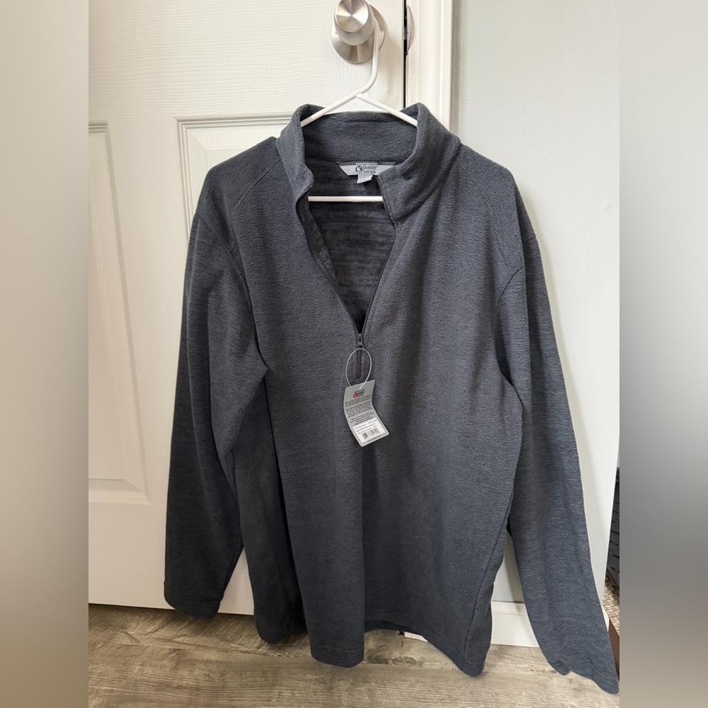 Gander Mountain Men's Dark Gray Half-Zip Fleece Pullover